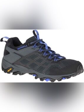 Merrell Moab FST 2 Hiking Shoes Black Granite Women's Size US 9 / EU 40